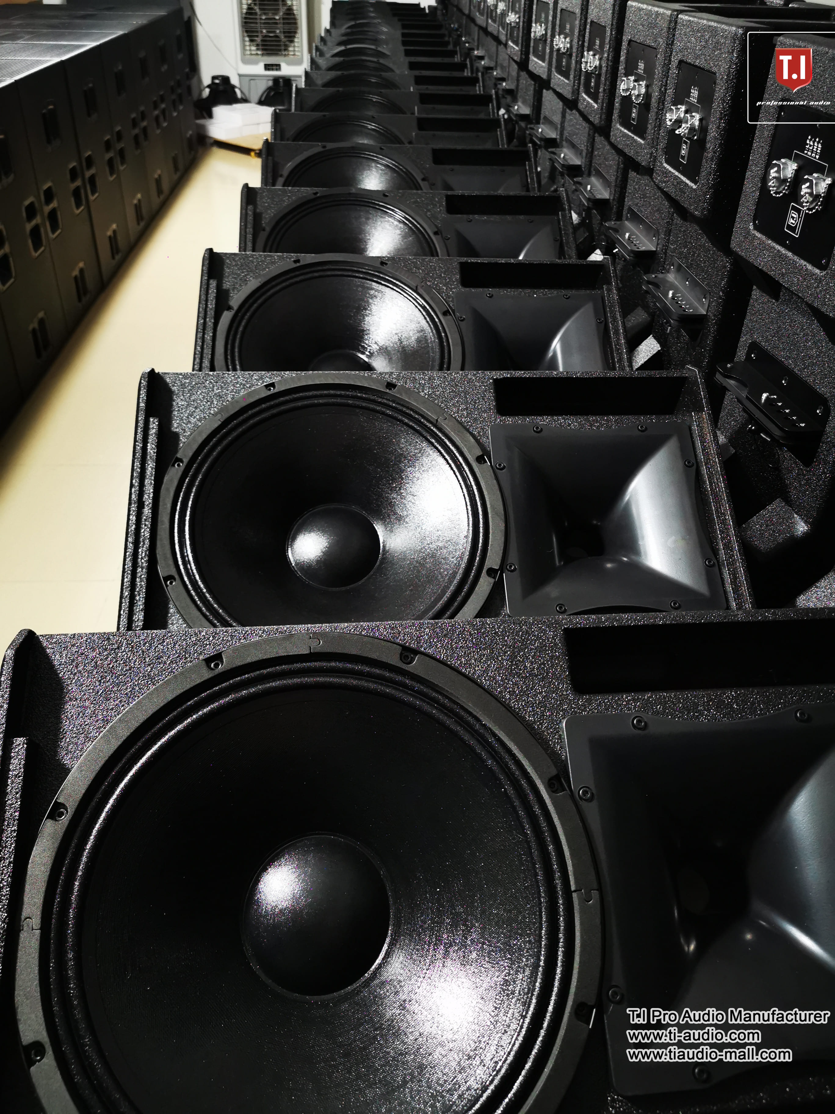 T.I Pro Audio T-715 & T-715P Single 15 inch Full Range System for Conference Room Stadium