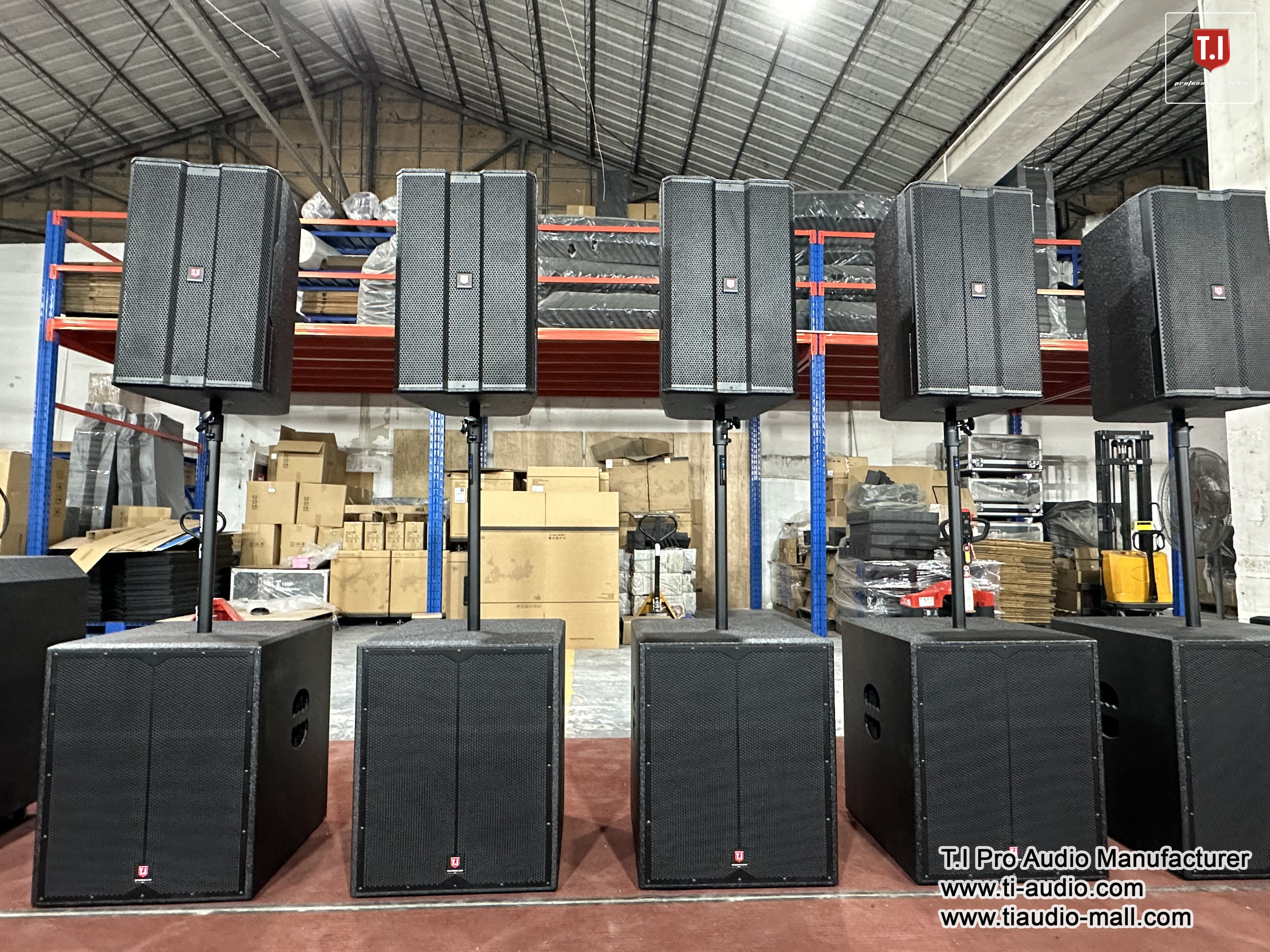 T.I Pro Audio T-715 & T-715P Single 15 inch Full Range System for Conference Room Stadium