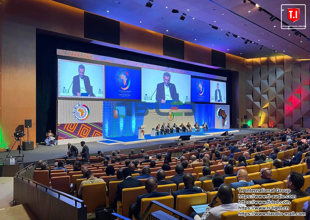 T.I International Sound System, Lighting, Stage Truss and LED Screen Total 680 Square Meters in Seneral.