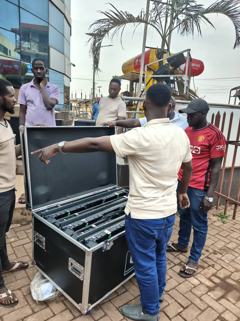 T.i international offloading equipment every week in Uganda