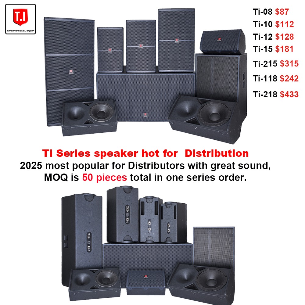 Ti series speaker hot for Distributors Only. 2025 most popular series with great sound,MOQ is 50 pieces total in one series order. 🔥🔥