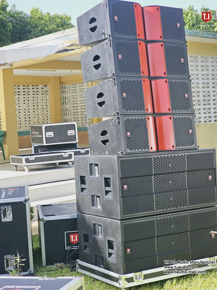 Pro-2123 dual 12 inch line array in events