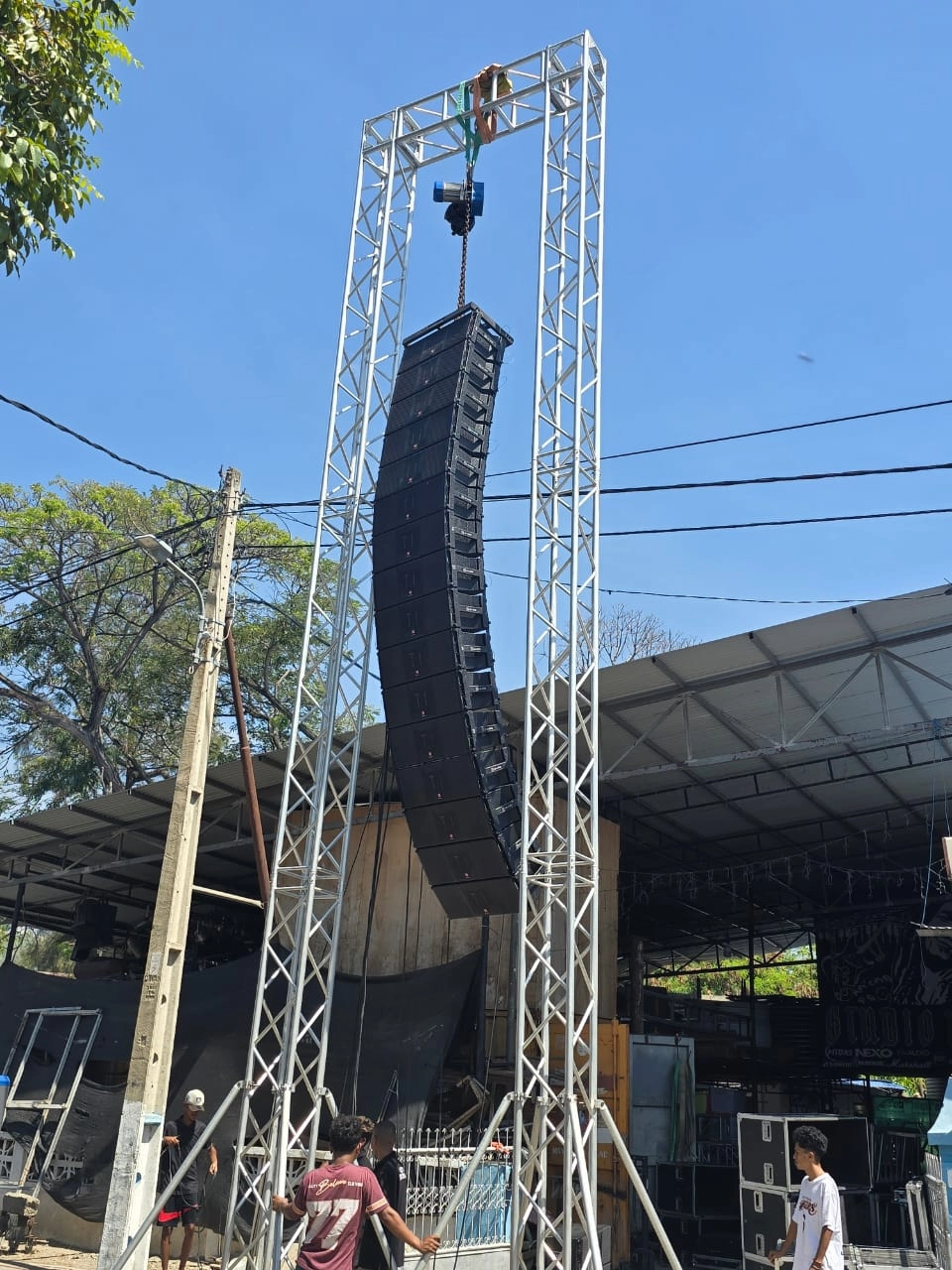 T.I Pro’s LA-210 Line Array System Lights Up CPLP Olympic 2025 Opening Ceremony in Timor-Leste!