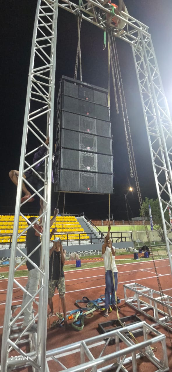 T.I Pro’s LA-210 Line Array System Lights Up CPLP Olympic 2025 Opening Ceremony in Timor-Leste!