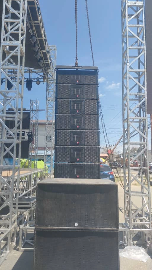 🎤 Elevate Your Sound with Ti Pro Audio LA-210 Dual Line Array System in East Timor! 🎶