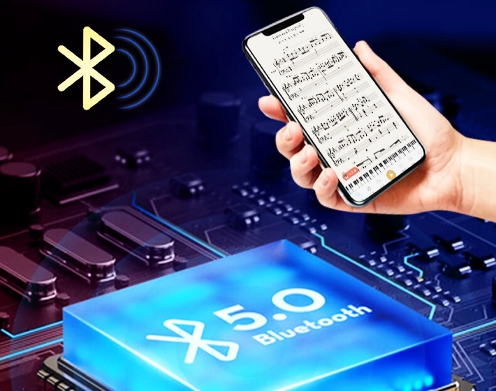 FLYKEYS Bluetooth audio support for interfacing with mobile devices