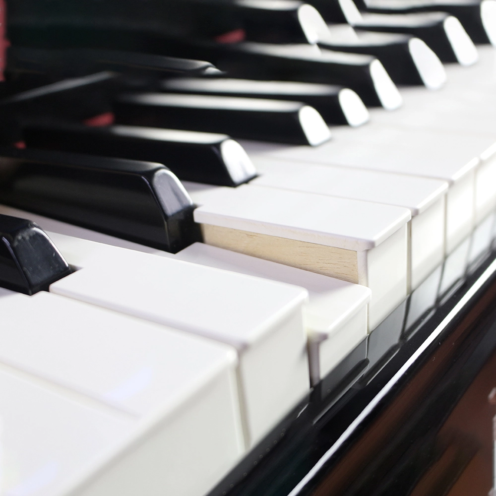 wooden piano stand