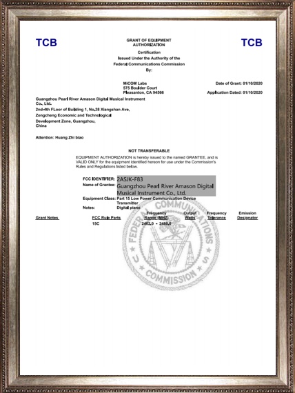 Federal Communications Commission Identifier