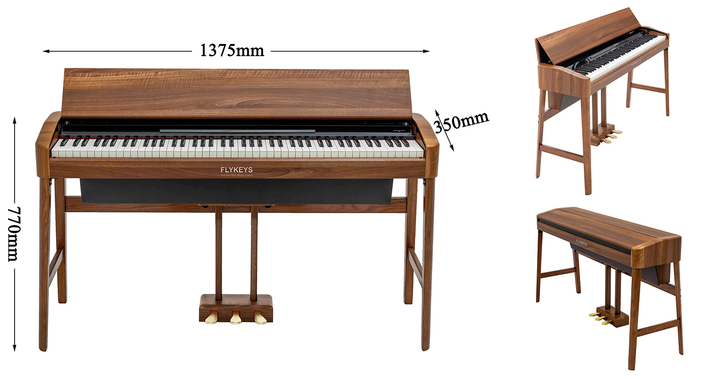 SK3 Digital Upright Piano with Italian Hammer Action | FLYKEYS