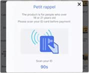 Pop-up prompt Pop-up prompt