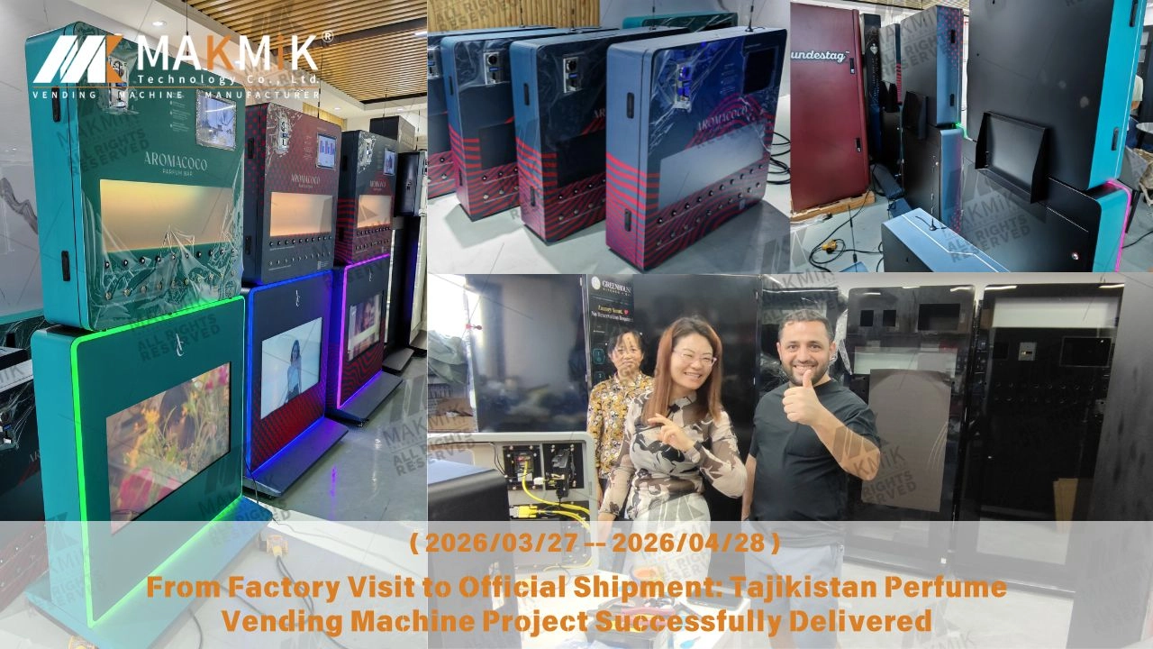 From Factory Visit to Official Shipment Tajikistan Perfume Vending Machine Project Successfully Delivered