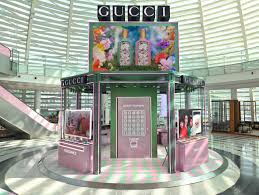 Gucci fragrance vending machine