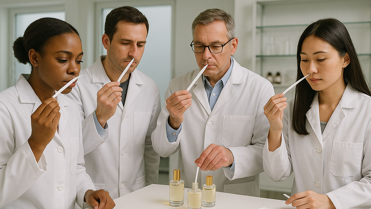 2.Inside a Modern Fragrance Lab- Perfume Testing with Blotter Strips
