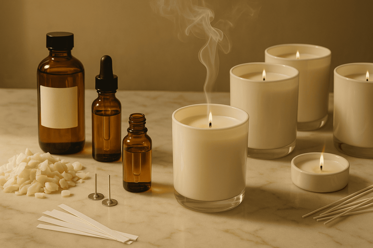 How to Start Your Own Candle Brand with Bulk Fragrance Oils  Leuxscent