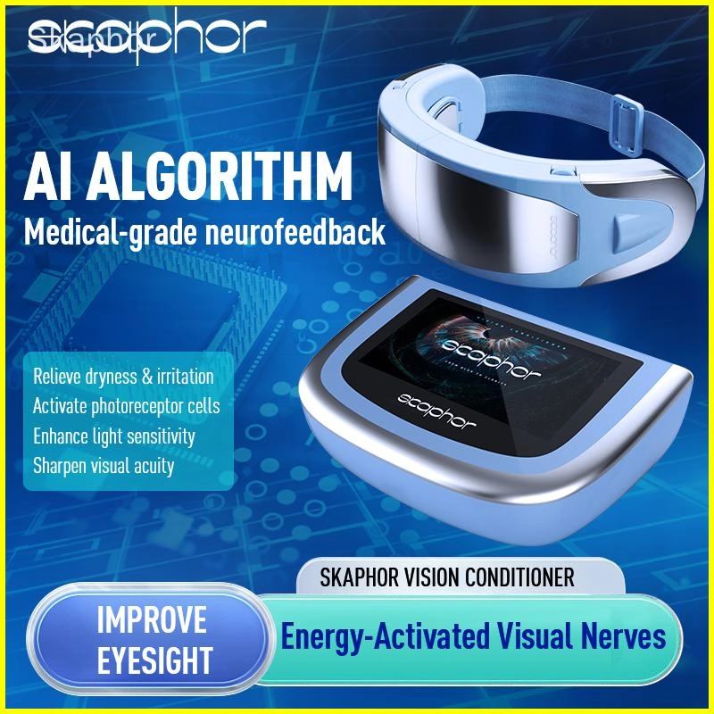 Skaphor Vision Revival Device - main Machine and eye mask - Skaphor