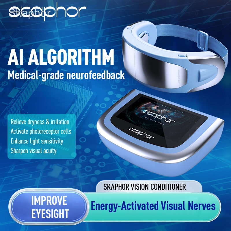 Skaphor Vision Revival Device - main Machine and eye mask - Skaphor