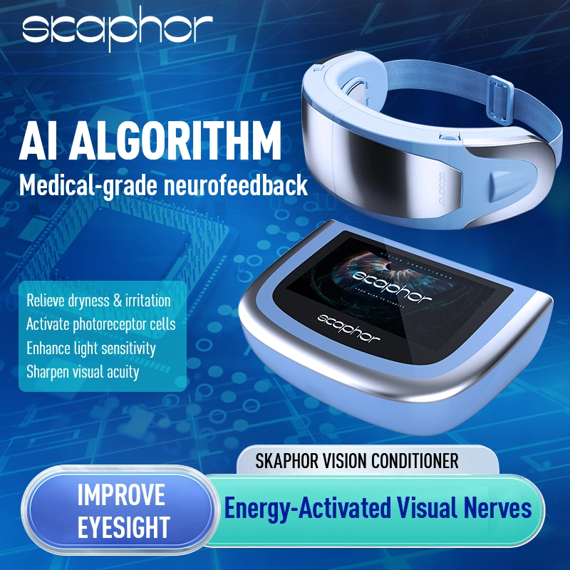 Skaphor Vision Revival Device - main Machine and eye mask - Skaphor