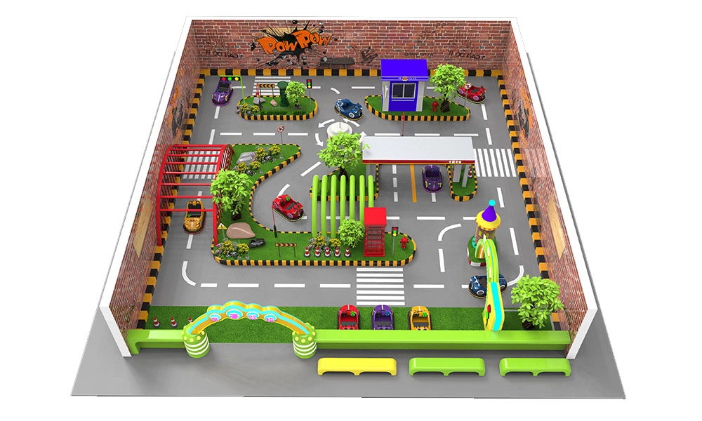 400㎡ Driving School-Inspired Family Ride Experience Zone (2) - H.Q.Amusement