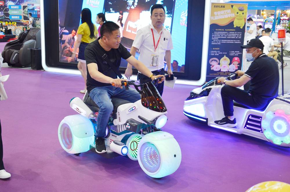 2021 Guangzhou amusement expo moto for kids