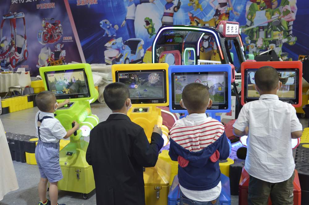 2023 guangzhou amusement expo mini game machine sharpshooter