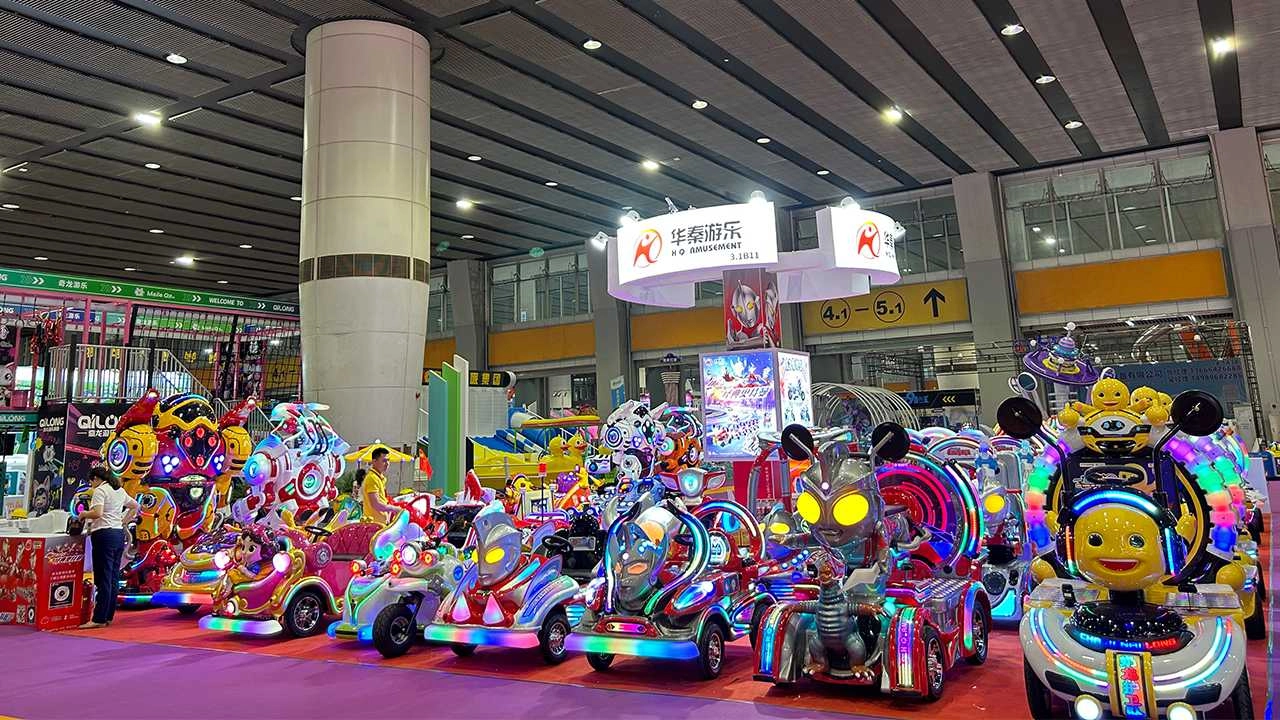 2025 GTI Asia China Expo Highlights HUAQIN Flagship Kiddie Rides and Global Reach - H.Q.Amusement