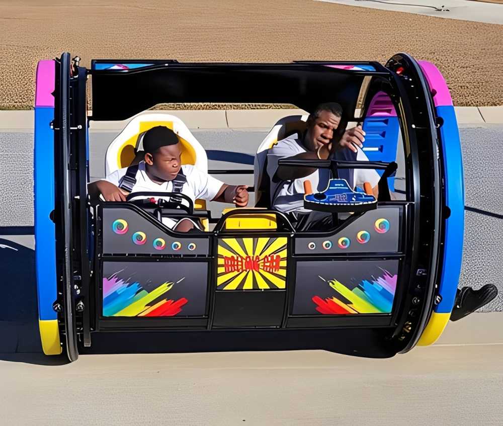360 rolling car for father and son