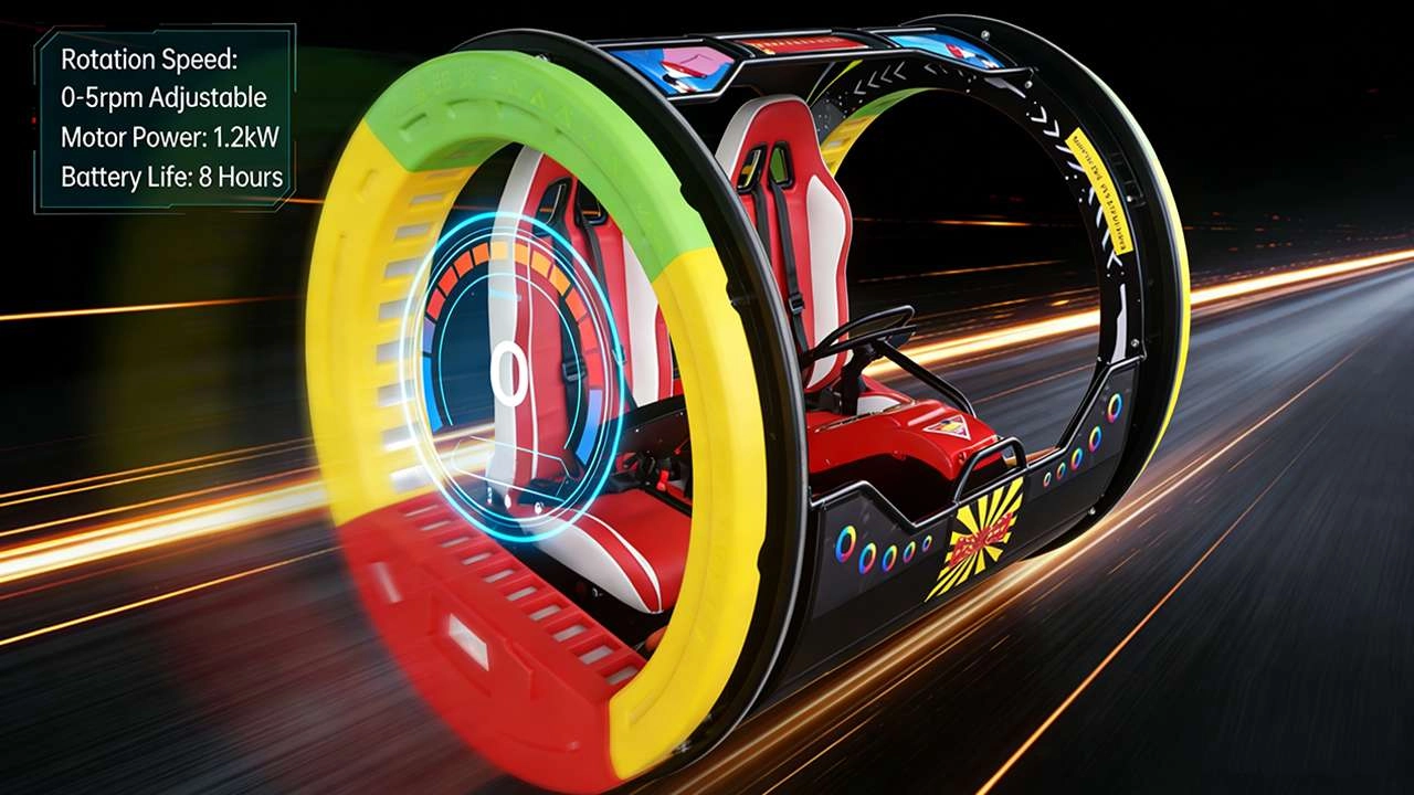 360 rolling car power system - H.Q.Amusement