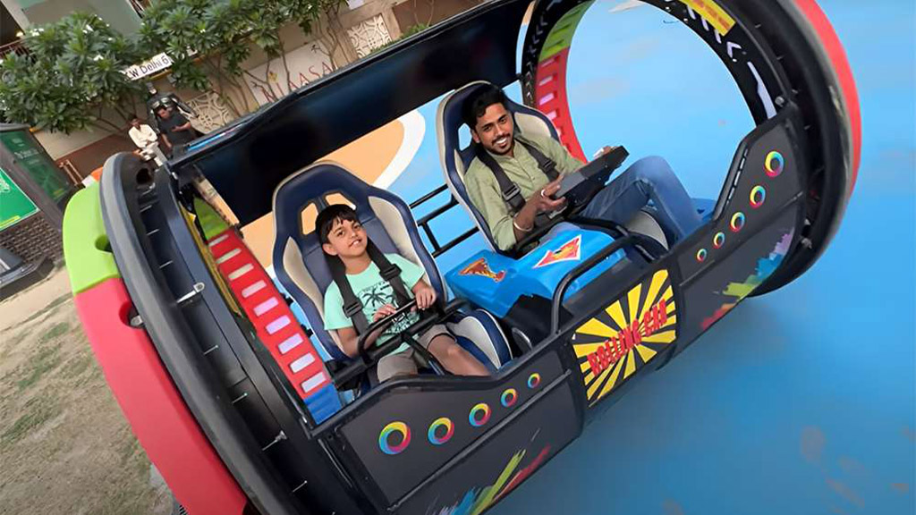 360 rolling car for family