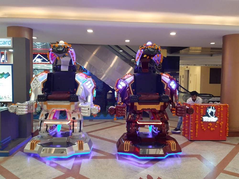 50 square meters India shopping mall walking robot ride business