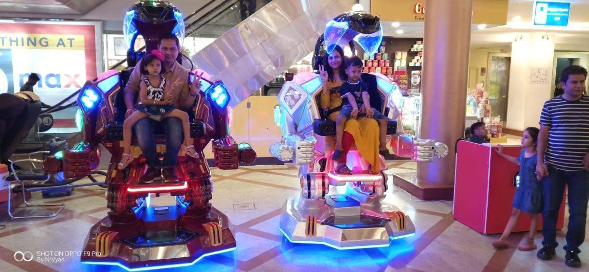 50 square meters India shopping mall walking robot ride for family