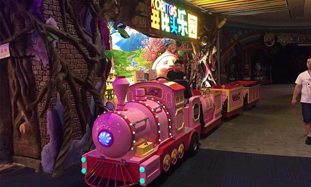amusement fairyland pink miner trackless train - H.Q.Amusement
