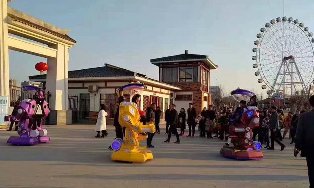 amusement park walking robot site business - H.Q.Amusement