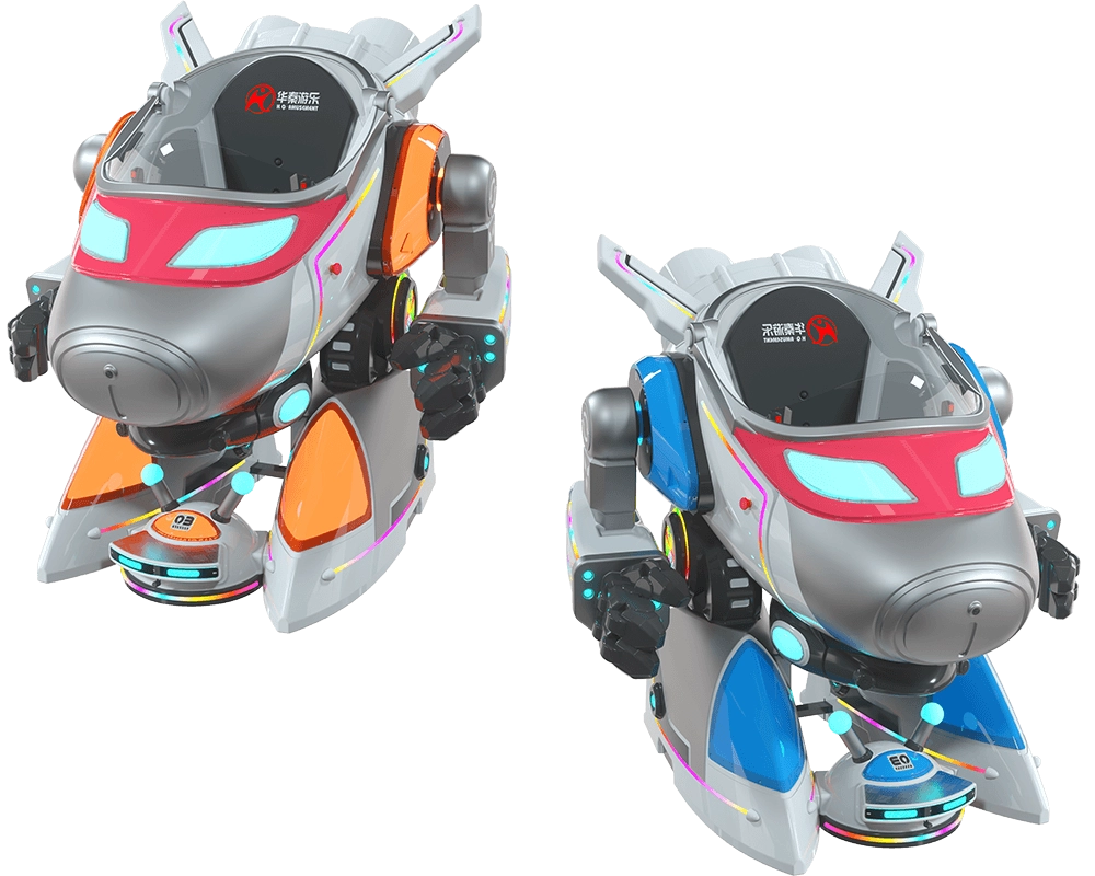 Aviark Warrior Robot Kiddie Ride - H.Q.Amusement