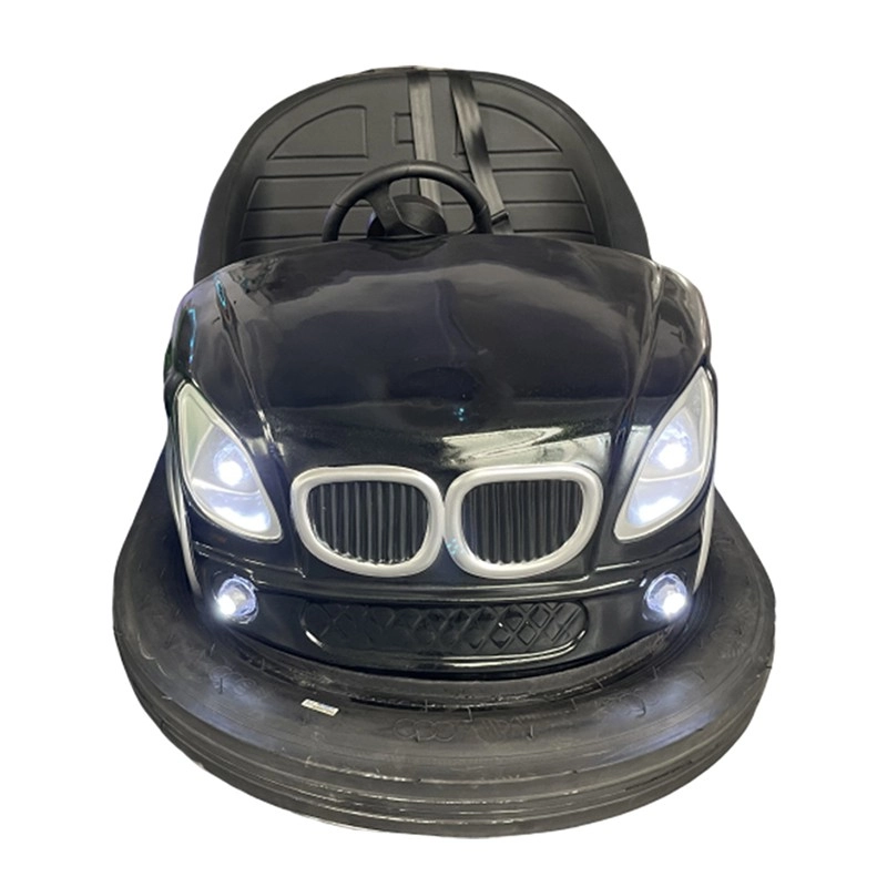 Black Parent-child bumper car with illuminated headlights - H.Q.Amusement