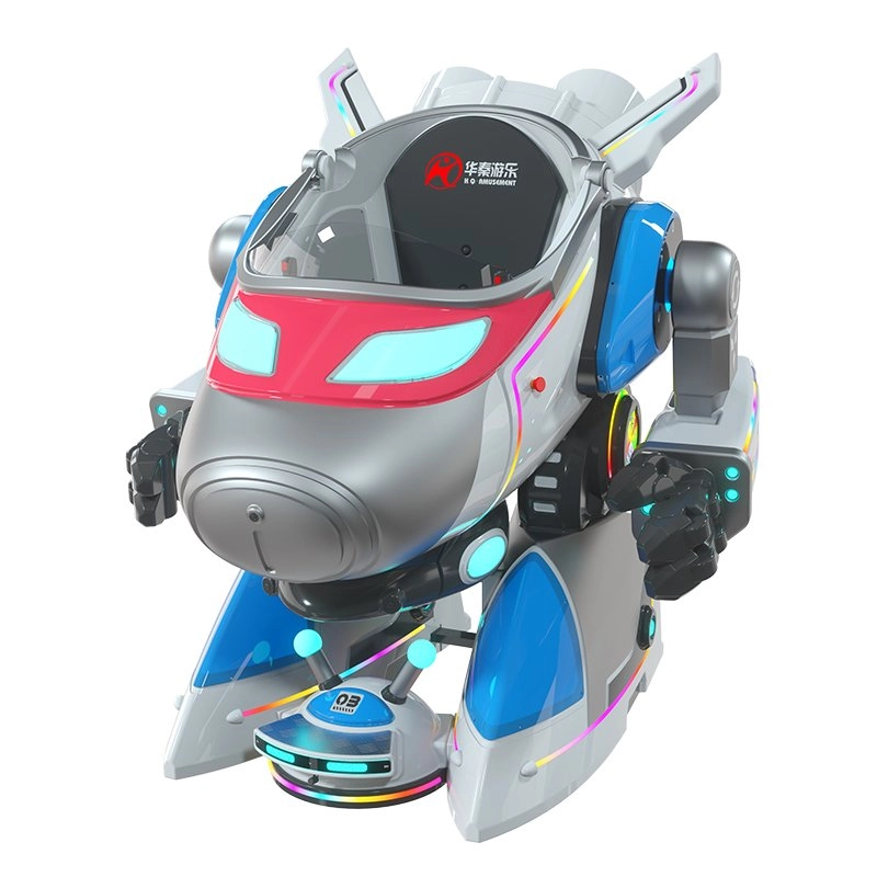 blue aviark warrior kiddie ride - H.Q.Amusement
