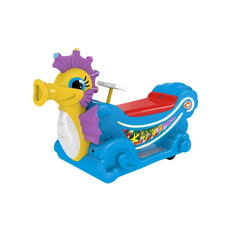 blue sea horse animal ride - H.Q.Amusement