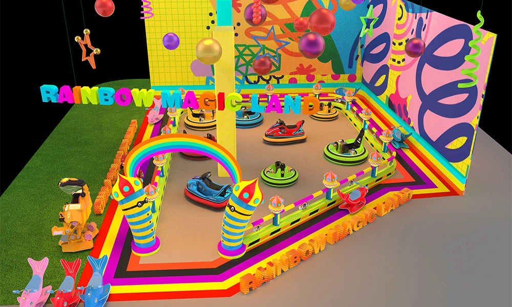 200㎡ Rainbow Magic Land – Where Fun Meets Fortune - H.Q.Amusement