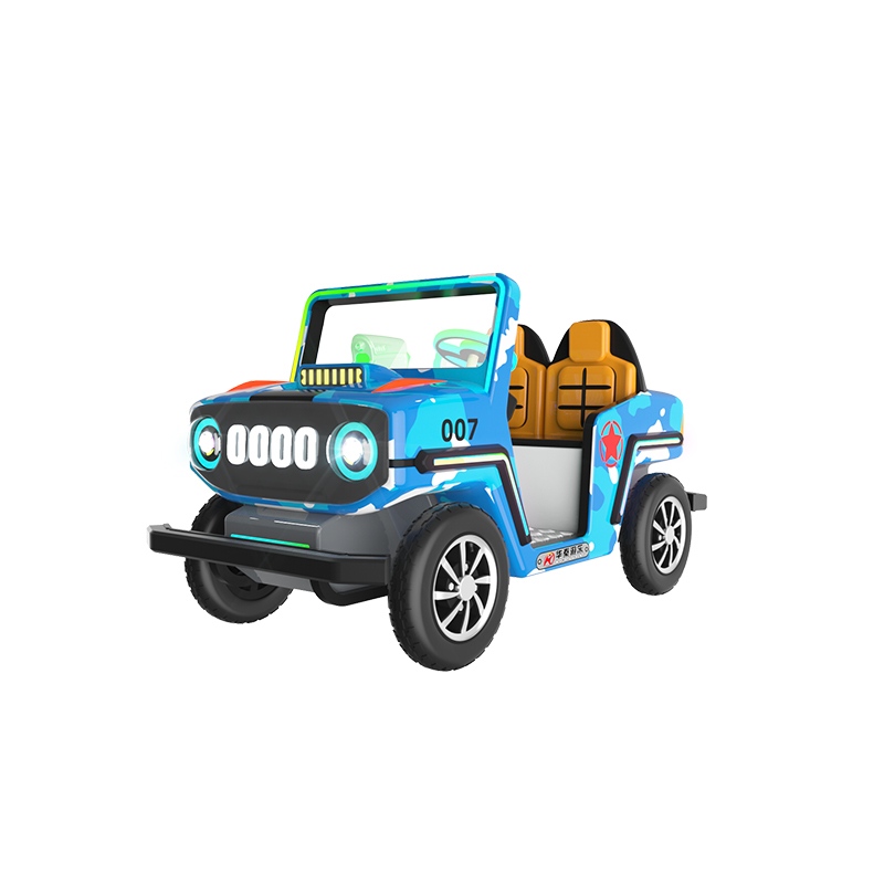 Camouflage Blue Convertible Off-Road Fighting Vehicle