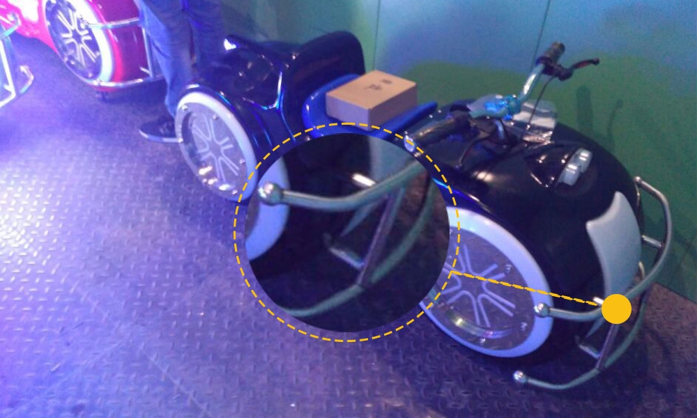 Customized-Prince-Motorcycle-Ride-with-front-bumper-metal-guard-installed-(3) - H.Q.Amusement Customized Prince Motorcycle Ride with front bumper metal guard installed (3) - H.Q.Amusement