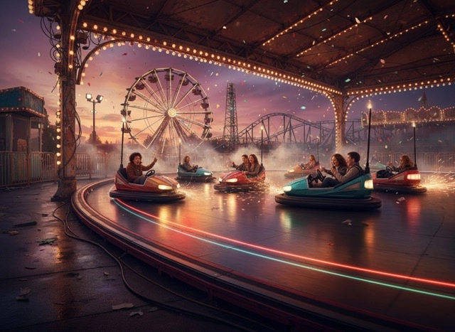 dodgems for sale - H.Q.Amusement