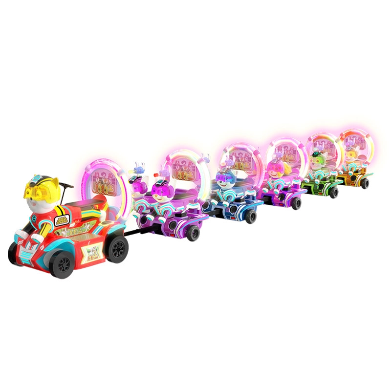 Dogs sports meeting trackless train-1 - H.Q.Amusement