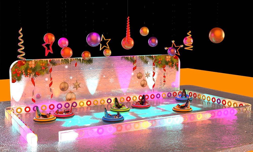100㎡ Ice Bumper Car Adventure Zone - H.Q.Amusement