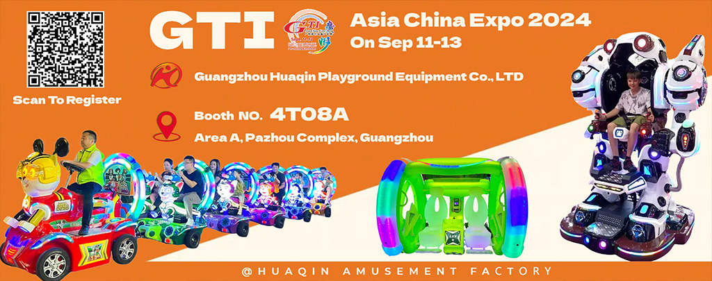 HUAQIN Amusement Factory at GTI Asia China Expo 2024 - Innovation Meets Entertainment