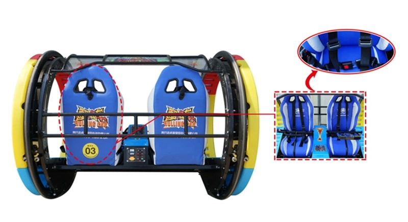 Ergonomic Racing Seat with Leather Upholstery - H.Q.Amusement