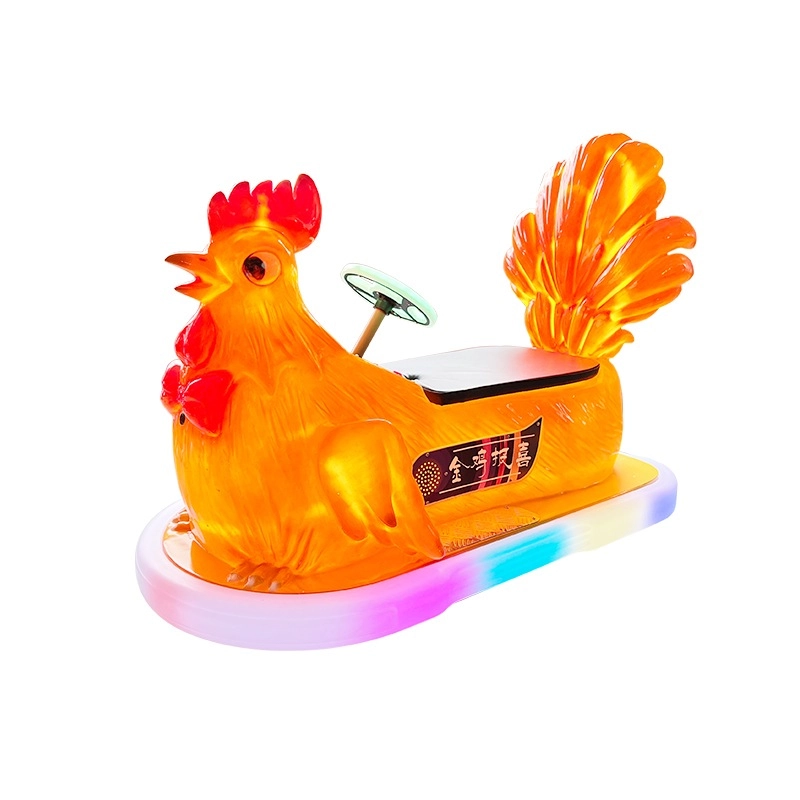 Golden-Rooster-animal-kiddie-ride-with-blowing-bubble-function - H.Q.Amusement Golden Rooster animal kiddie ride with blowing bubble function - H.Q.Amusement
