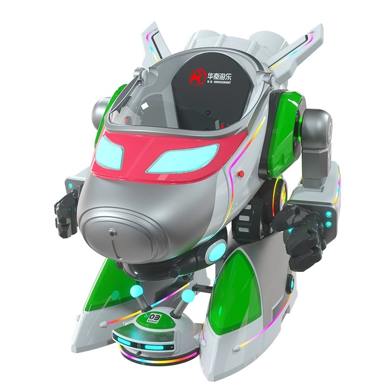 green aviark warrior kiddie ride - H.Q.Amusement