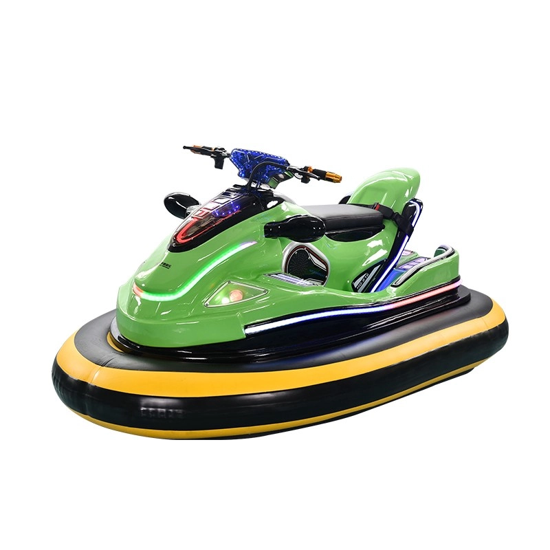 green motorboat bumper car - H.Q.Amusement