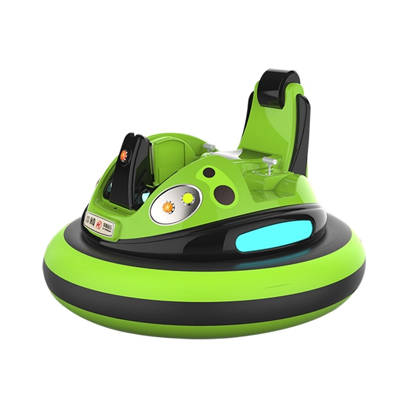 green spaceship bumper car first generation - H.Q.Amusement