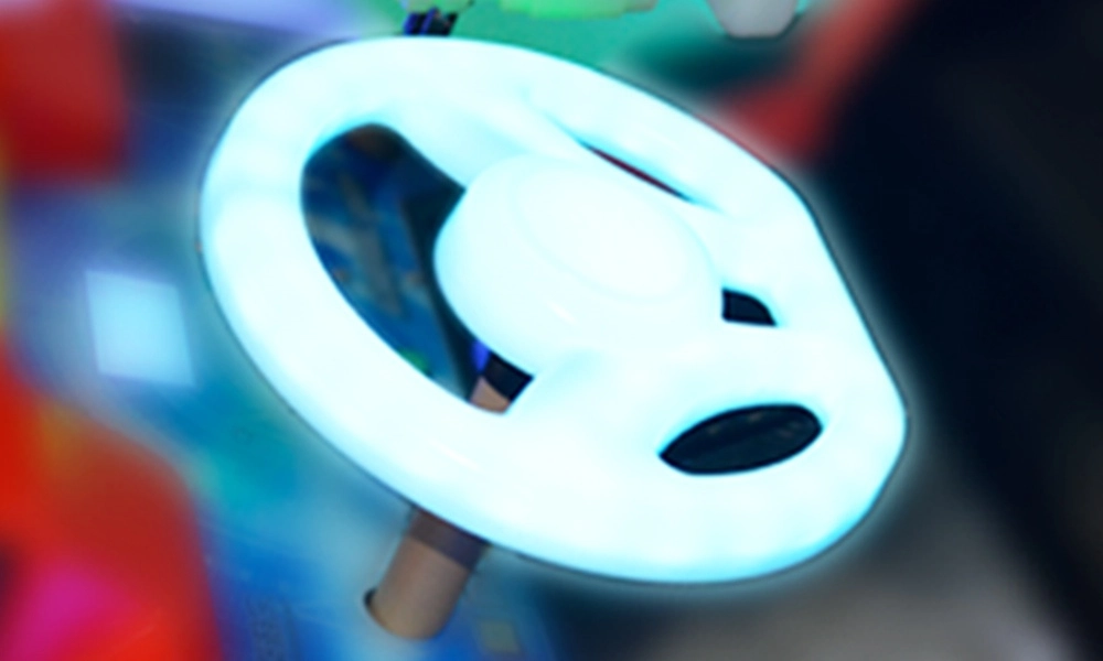 husky-car-animal-ride-transparent-illuminated-steering-wheel - H.Q.Amusement husky car animal ride transparent illuminated steering wheel - H.Q.Amusement