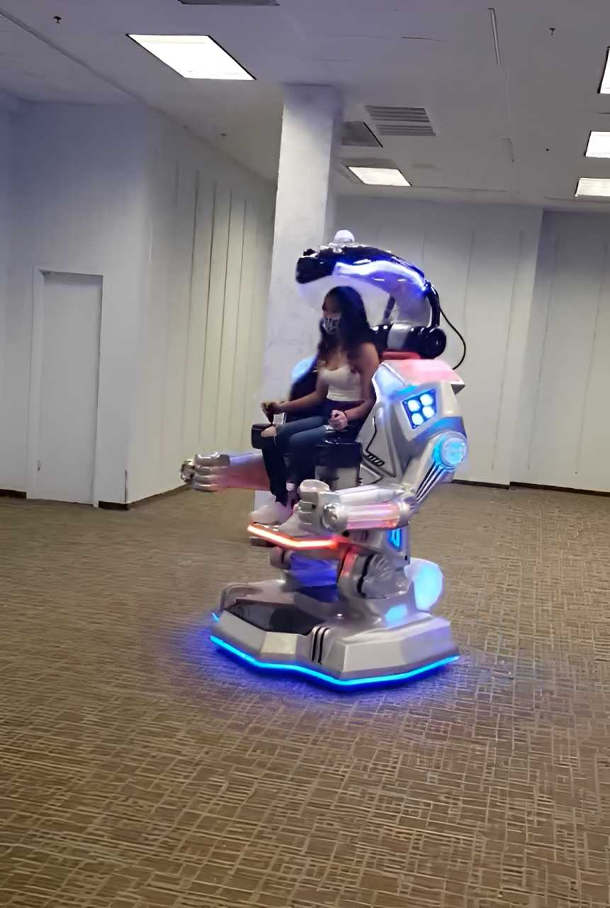 Indoor Arcade walking robot for girl